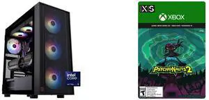 ABS Eurus Aqua Gaming PC - Windows 11 - Intel Core Ultra 9 285K - GeForce RTX 5090 - DLSS 4 - AI-Powered Performance - 32GB DDR5 6000MHz - 2TB M.2 NVMe SSD - EA285K50903 Psychonauts 2 Xbox Series X|S and Xbox One and Win 10 [Digital Code]