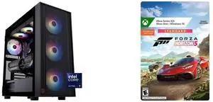 ABS Eurus Aqua Gaming PC - Windows 11 - Intel Core Ultra 9 285K - GeForce RTX 5090 - DLSS 4 - AI-Powered Performance - 32GB DDR5 6000MHz - 2TB M.2 NVMe SSD - EA285K50903 Forza Horizon 5: Standard Edition Xbox Series X|S, Xbox One, Windows [