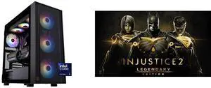 ABS Eurus Aqua Gaming PC - Windows 11 - Intel Core Ultra 9 285K - GeForce RTX 5090 - DLSS 4 - AI-Powered Performance - 32GB DDR5 6000MHz - 2TB M.2 NVMe SSD - EA285K50903 Injustice 2 Legendary Edition [Online Game Code]