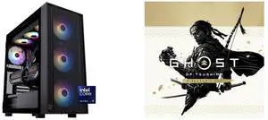 ABS Eurus Aqua Gaming PC - Windows 11 - Intel Core Ultra 9 285K - GeForce RTX 5090 - DLSS 4 - AI-Powered Performance - 32GB DDR5 6000MHz - 2TB M.2 NVMe SSD - EA285K50903 Ghost of Tsushima DIRECTOR'S CUT - PC [Steam Code, UNITED STATES]
