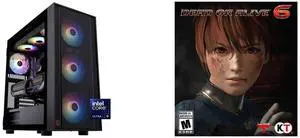 ABS Eurus Aqua Gaming PC - Windows 11 - Intel Core Ultra 9 285K - GeForce RTX 5090 - DLSS 4 - AI-Powered Performance - 32GB DDR5 6000MHz - 2TB M.2 NVMe SSD - EA285K50903 DEAD OR ALIVE 6 [Online Game Code]