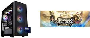 ABS Eurus Aqua Gaming PC - Windows 11 - Intel Core Ultra 9 285K - GeForce RTX 5090 - DLSS 4 - AI-Powered Performance - 32GB DDR5 6000MHz - 2TB M.2 NVMe SSD - EA285K50903 WARRIORS OROCHI 4 Ultimate [Online Game Code]
