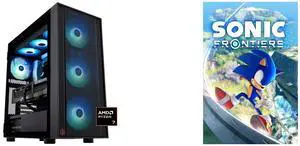 ABS Eurus Ruby Gaming PC - Windows 11 - AMD Ryzen 7 9800X3D - GeForce RTX 5090 - DLSS 4 - AI-Powered Performance - 32GB DDR5 6400MHz - 2TB M.2 NVMe SSD - ER9800X3D50904 Sonic Frontiers - PC [Online Game Code]