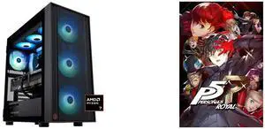 ABS Eurus Ruby Gaming PC - Windows 11 - AMD Ryzen 7 9800X3D - GeForce RTX 5090 - DLSS 4 - AI-Powered Performance - 32GB DDR5 6400MHz - 2TB M.2 NVMe SSD - ER9800X3D50904 Persona 5 Royal - PC [Online Game Code]