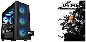 ABS Eurus Ruby Gaming PC - Windows 11 - AMD Ryzen 7 9800X3D - GeForce RTX 5090 - DLSS 4 - AI-Powered Performance - 32GB DDR5 6400MHz - 2TB M.2 NVMe SSD - ER9800X3D50904 BLEACH Rebirth of Souls - PC [Steam Online Game Code]