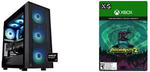ABS Eurus Ruby Gaming PC - Windows 11 - AMD Ryzen 7 9800X3D - GeForce RTX 5090 - DLSS 4 - AI-Powered Performance - 32GB DDR5 6400MHz - 2TB M.2 NVMe SSD - ER9800X3D50904 Psychonauts 2 Xbox Series X|S and Xbox One and Win 10 [Digital Code]