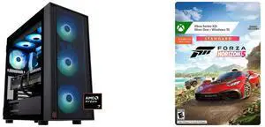 ABS Eurus Ruby Gaming PC - Windows 11 - AMD Ryzen 7 9800X3D - GeForce RTX 5090 - DLSS 4 - AI-Powered Performance - 32GB DDR5 6400MHz - 2TB M.2 NVMe SSD - ER9800X3D50904 Forza Horizon 5: Standard Edition Xbox Series X|S, Xbox One, Windows [D