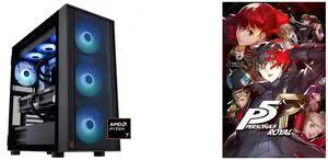 ABS Eurus Ruby Gaming PC - Windows 11 - AMD Ryzen 7 9800X3D - GeForce RTX 5090 - DLSS 4 - AI-Powered Performance - 32GB DDR5 6400MHz - 2TB M.2 NVMe SSD - ER9800X3D50903 Persona 5 Royal - PC [Online Game Code]