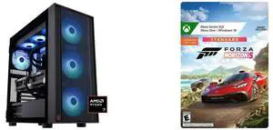 ABS Eurus Ruby Gaming PC - Windows 11 - AMD Ryzen 7 9800X3D - GeForce RTX 5090 - DLSS 4 - AI-Powered Performance - 32GB DDR5 6400MHz - 2TB M.2 NVMe SSD - ER9800X3D50903 Forza Horizon 5: Standard Edition Xbox Series X|S, Xbox One, Windows [D