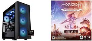 ABS Eurus Ruby Gaming PC - Windows 11 - AMD Ryzen 7 9800X3D - GeForce RTX 5090 - DLSS 4 - AI-Powered Performance - 32GB DDR5 6400MHz - 2TB M.2 NVMe SSD - ER9800X3D50903 Horizon Forbidden West™ Complete Edition - PC [Steam Code, UNITED STATE