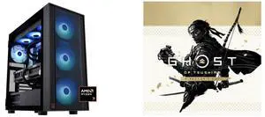 ABS Eurus Ruby Gaming PC - Windows 11 - AMD Ryzen 7 9800X3D - GeForce RTX 5090 - DLSS 4 - AI-Powered Performance - 32GB DDR5 6400MHz - 2TB M.2 NVMe SSD - ER9800X3D50903 Ghost of Tsushima DIRECTOR'S CUT - PC [Steam Code, UNITED STATES]