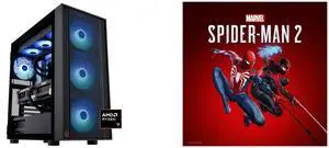 ABS Eurus Ruby Gaming PC - Windows 11 - AMD Ryzen 7 9800X3D - GeForce RTX 5090 - DLSS 4 - AI-Powered Performance - 32GB DDR5 6400MHz - 2TB M.2 NVMe SSD - ER9800X3D50903 Marvel's Spider-Man 2 - PC [Steam Code, UNITED STATES]