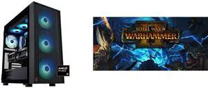 ABS Eurus Ruby Gaming PC - Windows 11 - AMD Ryzen 9 9950X3D - GeForce RTX 5090 - DLSS 4 - AI-Powered Performance - 32GB DDR5 6400 - 2TB M.2 NVMe SSD - ER9950X3D50902 Total War: WARHAMMER II [Online Game Code]