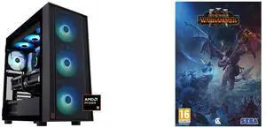 ABS Eurus Ruby Gaming PC - Windows 11 - AMD Ryzen 9 9950X3D - GeForce RTX 5090 - DLSS 4 - AI-Powered Performance - 32GB DDR5 6400 - 2TB M.2 NVMe SSD - ER9950X3D50902 Total War: WARHAMMER III  [Online Game Code]