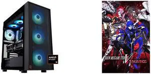 ABS Eurus Ruby Gaming PC - Windows 11 - AMD Ryzen 9 9950X3D - GeForce RTX 5090 - DLSS 4 - AI-Powered Performance - 32GB DDR5 6400 - 2TB M.2 NVMe SSD - ER9950X3D50902 Shin Megami Tensei V: Vengeance - PC [Steam Online Game Code]