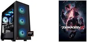 ABS Eurus Ruby Gaming PC - Windows 11 - AMD Ryzen 9 9950X3D - GeForce RTX 5090 - DLSS 4 - AI-Powered Performance - 32GB DDR5 6400 - 2TB M.2 NVMe SSD - ER9950X3D50902 TEKKEN 8 - PC [Steam Online Game Code]
