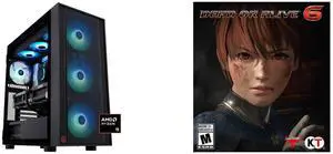 ABS Eurus Ruby Gaming PC - Windows 11 - AMD Ryzen 9 9950X3D - GeForce RTX 5090 - DLSS 4 - AI-Powered Performance - 32GB DDR5 6400 - 2TB M.2 NVMe SSD - ER9950X3D50902 DEAD OR ALIVE 6 [Online Game Code]