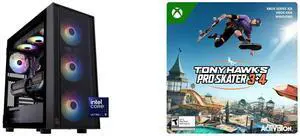 ABS Eurus Aqua Gaming PC - Windows 11 - Intel Core Ultra 9 285K - GeForce RTX 5090 - DLSS 4 - AI-Powered Performance - 32GB DDR5 6000MHz - 2TB M.2 NVMe SSD - EA285K50903 Tony Hawk's Pro Skater 3 + 4 - Standard Edition Xbox Series X/S, Xbox