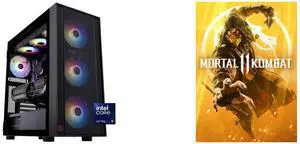 ABS Eurus Aqua Gaming PC - Windows 11 - Intel Core Ultra 9 285K - GeForce RTX 5090 - DLSS 4 - AI-Powered Performance - 32GB DDR5 6000MHz - 2TB M.2 NVMe SSD - EA285K50903 Mortal Kombat 11 [Online Game Code]