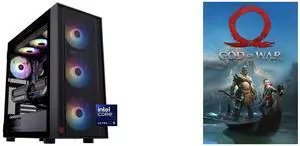 ABS Eurus Aqua Gaming PC - Windows 11 - Intel Core Ultra 9 285K - GeForce RTX 5090 - DLSS 4 - AI-Powered Performance - 32GB DDR5 6000MHz - 2TB M.2 NVMe SSD - EA285K50903 God of War - PC [Steam Online Game Code]