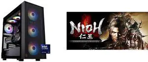 ABS Eurus Aqua Gaming PC - Windows 11 - Intel Core Ultra 9 285K - GeForce RTX 5090 - DLSS 4 - AI-Powered Performance - 32GB DDR5 6000MHz - 2TB M.2 NVMe SSD - EA285K50903 Nioh: Complete Edition [Online Game Code]