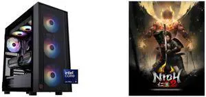 ABS Eurus Aqua Gaming PC - Windows 11 - Intel Core Ultra 9 285K - GeForce RTX 5090 - DLSS 4 - AI-Powered Performance - 32GB DDR5 6000MHz - 2TB M.2 NVMe SSD - EA285K50903 Nioh 2: The Complete Edition [Online Game Code]