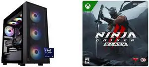 ABS Eurus Aqua Gaming PC - Windows 11 - Intel Core Ultra 9 285K - GeForce RTX 5090 - DLSS 4 - AI-Powered Performance - 32GB DDR5 6000MHz - 2TB M.2 NVMe SSD - EA285K50903 NINJA GAIDEN 2 Black Standard Edition Xbox Series X|S and Windows [Dig