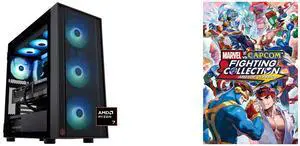 ABS Eurus Ruby Gaming PC - Windows 11 - AMD Ryzen 7 9800X3D - GeForce RTX 5090 - DLSS 4 - AI-Powered Performance - 32GB DDR5 6400MHz - 2TB M.2 NVMe SSD - ER9800X3D50904 MARVEL vs. CAPCOM Fighting Collection: Arcade Classics - PC [Steam Onli