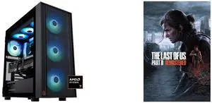 ABS Eurus Ruby Gaming PC - Windows 11 - AMD Ryzen 7 9800X3D - GeForce RTX 5090 - DLSS 4 - AI-Powered Performance - 32GB DDR5 6400MHz - 2TB M.2 NVMe SSD - ER9800X3D50904 The Last of Us™ Part II Remastered - PC [Steam Online Game Code]
