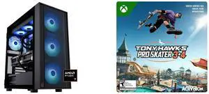 ABS Eurus Ruby Gaming PC - Windows 11 - AMD Ryzen 7 9800X3D - GeForce RTX 5090 - DLSS 4 - AI-Powered Performance - 32GB DDR5 6400MHz - 2TB M.2 NVMe SSD - ER9800X3D50903 Tony Hawk's Pro Skater 3 + 4 - Standard Edition Xbox Series X/S, Xbox O