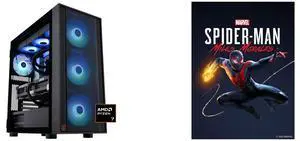 ABS Eurus Ruby Gaming PC - Windows 11 - AMD Ryzen 7 9800X3D - GeForce RTX 5090 - DLSS 4 - AI-Powered Performance - 32GB DDR5 6400MHz - 2TB M.2 NVMe SSD - ER9800X3D50903 Marvel’s Spider-Man: Miles Morales - PC [Steam Code, UNITED STATES]