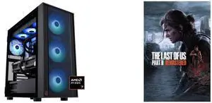 ABS Eurus Ruby Gaming PC - Windows 11 - AMD Ryzen 7 9800X3D - GeForce RTX 5090 - DLSS 4 - AI-Powered Performance - 32GB DDR5 6400MHz - 2TB M.2 NVMe SSD - ER9800X3D50903 The Last of Us™ Part II Remastered - PC [Steam Online Game Code]
