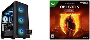 ABS Eurus Ruby Gaming PC - Windows 11 - AMD Ryzen 9 9950X3D - GeForce RTX 5090 - DLSS 4 - AI-Powered Performance - 32GB DDR5 6400 - 2TB M.2 NVMe SSD - ER9950X3D50902 The Elder Scrolls IV: Oblivion Remastered Xbox Series X|S and Windows [Dig