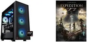 ABS Eurus Ruby Gaming PC - Windows 11 - AMD Ryzen 9 9950X3D - GeForce RTX 5090 - DLSS 4 - AI-Powered Performance - 32GB DDR5 6400 - 2TB M.2 NVMe SSD - ER9950X3D50902 Clair Obscur: Expedition 33 - PC [Steam Online Game Code]