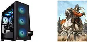 ABS Eurus Ruby Gaming PC - Windows 11 - AMD Ryzen 9 9950X3D - GeForce RTX 5090 - DLSS 4 - AI-Powered Performance - 32GB DDR5 6400 - 2TB M.2 NVMe SSD - ER9950X3D50902 Mount & Blade II: Bannerlord [Online Game Code]