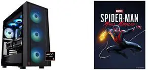 ABS Eurus Ruby Gaming PC - Windows 11 - AMD Ryzen 9 9950X3D - GeForce RTX 5090 - DLSS 4 - AI-Powered Performance - 32GB DDR5 6400 - 2TB M.2 NVMe SSD - ER9950X3D50902 Marvel’s Spider-Man: Miles Morales - PC [Steam Code, UNITED STATES]