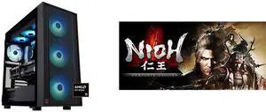 ABS Eurus Ruby Gaming PC - Windows 11 - AMD Ryzen 9 9950X3D - GeForce RTX 5090 - DLSS 4 - AI-Powered Performance - 32GB DDR5 6400 - 2TB M.2 NVMe SSD - ER9950X3D50902 Nioh: Complete Edition [Online Game Code]