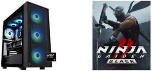 ABS Eurus Ruby Gaming PC - Windows 11 - AMD Ryzen 9 9950X3D - GeForce RTX 5090 - DLSS 4 - AI-Powered Performance - 32GB DDR5 6400 - 2TB M.2 NVMe SSD - ER9950X3D50902 NINJA GAIDEN 2 Black for PC [Steam Online Game Code]