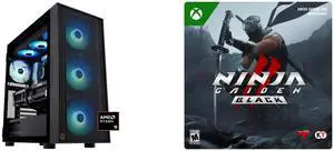 ABS Eurus Ruby Gaming PC - Windows 11 - AMD Ryzen 9 9950X3D - GeForce RTX 5090 - DLSS 4 - AI-Powered Performance - 32GB DDR5 6400 - 2TB M.2 NVMe SSD - ER9950X3D50902 NINJA GAIDEN 2 Black Standard Edition Xbox Series X|S and Windows [Digital