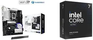 Motherboard CPU Combo -  ASRock Z890 Pro RS WiFi Bundle with Intel Core Ultra 7 265K