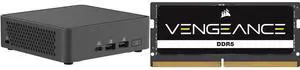 ASUS NUC 15 Pro RNUC15CRKU70000U Black Barebone System w/ Intel Ultra 7 255H CPU, Integrated - Intel Arc 140T Graphics ,US cord, Single Unit - Memory and Storage Sold Separately CORSAIR Vengeance 32GB 262-Pin DDR5 SO-DIMM DDR5 5600 (PC5 448