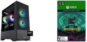 ABS Cyclone Ruby Gaming PC - Windows 11 - AMD Ryzen 7 9700X - Radeon RX 9060 XT - AI-Powered Performance - 32GB DDR5 6400MHz - 1TB M.2 NVMe SSD - CR9700X9060XT16GB2 Psychonauts 2 Xbox Series X|S and Xbox One and Win 10 [Digital Code]