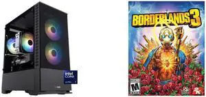 ABS Cyclone Aqua Gaming PC - Windows 11 - Intel Core Ultra 7 265KF - GeForce RTX 5070 - DLSS 4 - AI-Powered Performance - 32GB DDR5 6000MHz - 1TB M.2 NVMe SSD - CA265KF5070 Borderlands 3 (Steam) [Online Game Code]