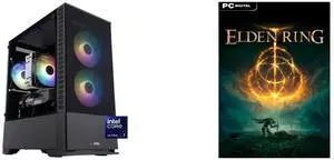 ABS Cyclone Aqua Gaming PC - Windows 11 - Intel Core Ultra 7 265KF - GeForce RTX 5070 - DLSS 4 - AI-Powered Performance - 32GB DDR5 6000MHz - 1TB M.2 NVMe SSD - CA265KF5070 ELDEN RING - PC [Steam Online Game Code]