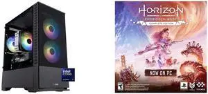 ABS Cyclone Aqua Gaming PC - Windows 11 - Intel Core Ultra 7 265KF - GeForce RTX 5070 - DLSS 4 - AI-Powered Performance - 32GB DDR5 6000MHz - 1TB M.2 NVMe SSD - CA265KF5070 Horizon Forbidden West™ Complete Edition - PC [Steam Code, UNITED S