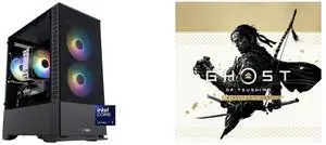 ABS Cyclone Aqua Gaming PC - Windows 11 - Intel Core Ultra 7 265KF - GeForce RTX 5070 - DLSS 4 - AI-Powered Performance - 32GB DDR5 6000MHz - 1TB M.2 NVMe SSD - CA265KF5070 Ghost of Tsushima DIRECTOR'S CUT - PC [Steam Code, UNITED STATES]