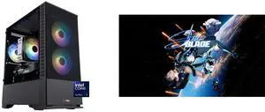 ABS Cyclone Aqua Gaming PC - Windows 11 - Intel Core Ultra 7 265KF - GeForce RTX 5070 - DLSS 4 - AI-Powered Performance - 32GB DDR5 6000MHz - 1TB M.2 NVMe SSD - CA265KF5070 Stellar Blade™ - PC [Steam Code, UNITED STATES]
