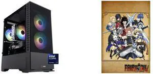 ABS Cyclone Aqua Gaming PC - Windows 11 - Intel Core Ultra 7 265KF - GeForce RTX 5070 - DLSS 4 - AI-Powered Performance - 32GB DDR5 6000MHz - 1TB M.2 NVMe SSD - CA265KF5070 FAIRY TAIL [Online Game Code]