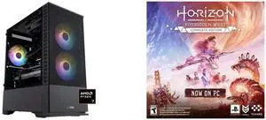 ABS Cyclone Ruby Gaming PC - Windows 11 - AMD Ryzen 7 7800X3D - GeForce RTX 5070 - DLSS 4 - AI-Powered Performance - 32GB DDR5 6000 - 1TB M.2 NVMe SSD - CR7800X3D5070 Horizon Forbidden West™ Complete Edition - PC [Steam Code, UNITED STATES]