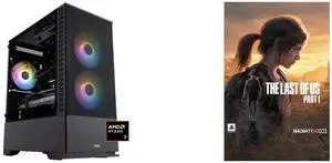 ABS Cyclone Ruby Gaming PC - Windows 11 - AMD Ryzen 7 7800X3D - GeForce RTX 5070 - DLSS 4 - AI-Powered Performance - 32GB DDR5 6000 - 1TB M.2 NVMe SSD - CR7800X3D5070 The Last of Us™ Part I - PC [Steam Code, UNITED STATES]